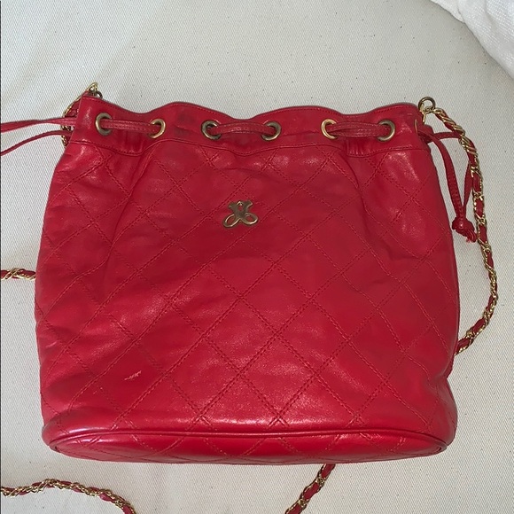 JAY HERBERT QUILTED LEATHER DRAWSTRING BUCKET BAG - Picture 5 of 11